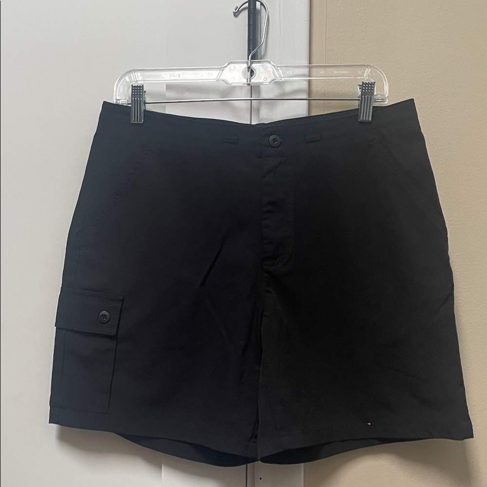 Weatherproof Women's Black Cargo Shorts